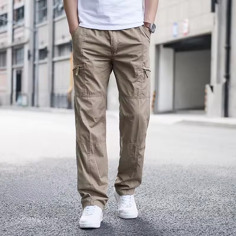 Wedding Job - Casual Pants Men's Cargo Trousers Straight