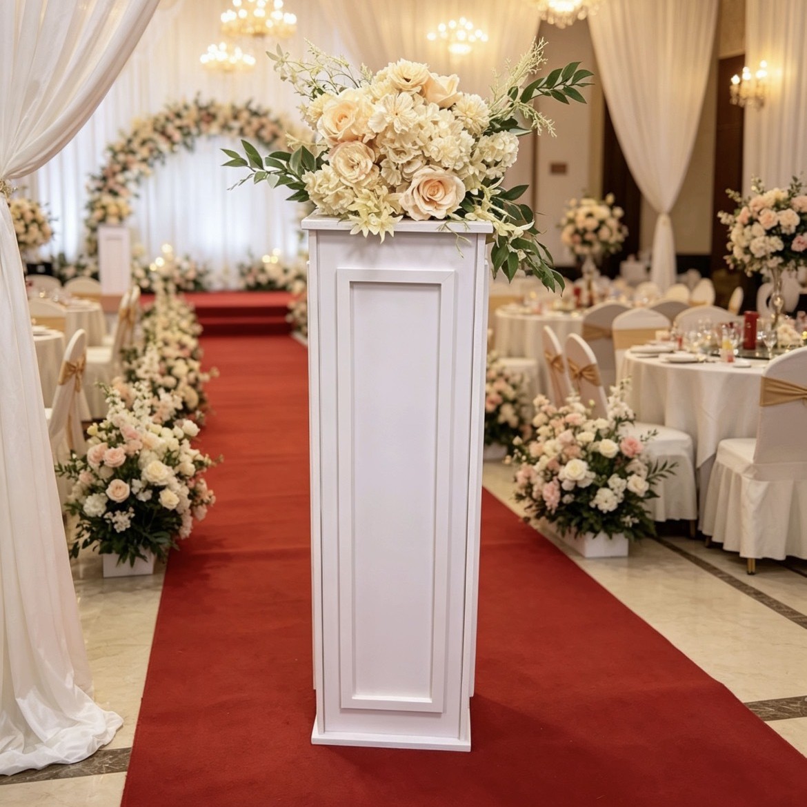 Wedding Props PVC Roman Column - Supply Wedding Venue ulasan dan harga