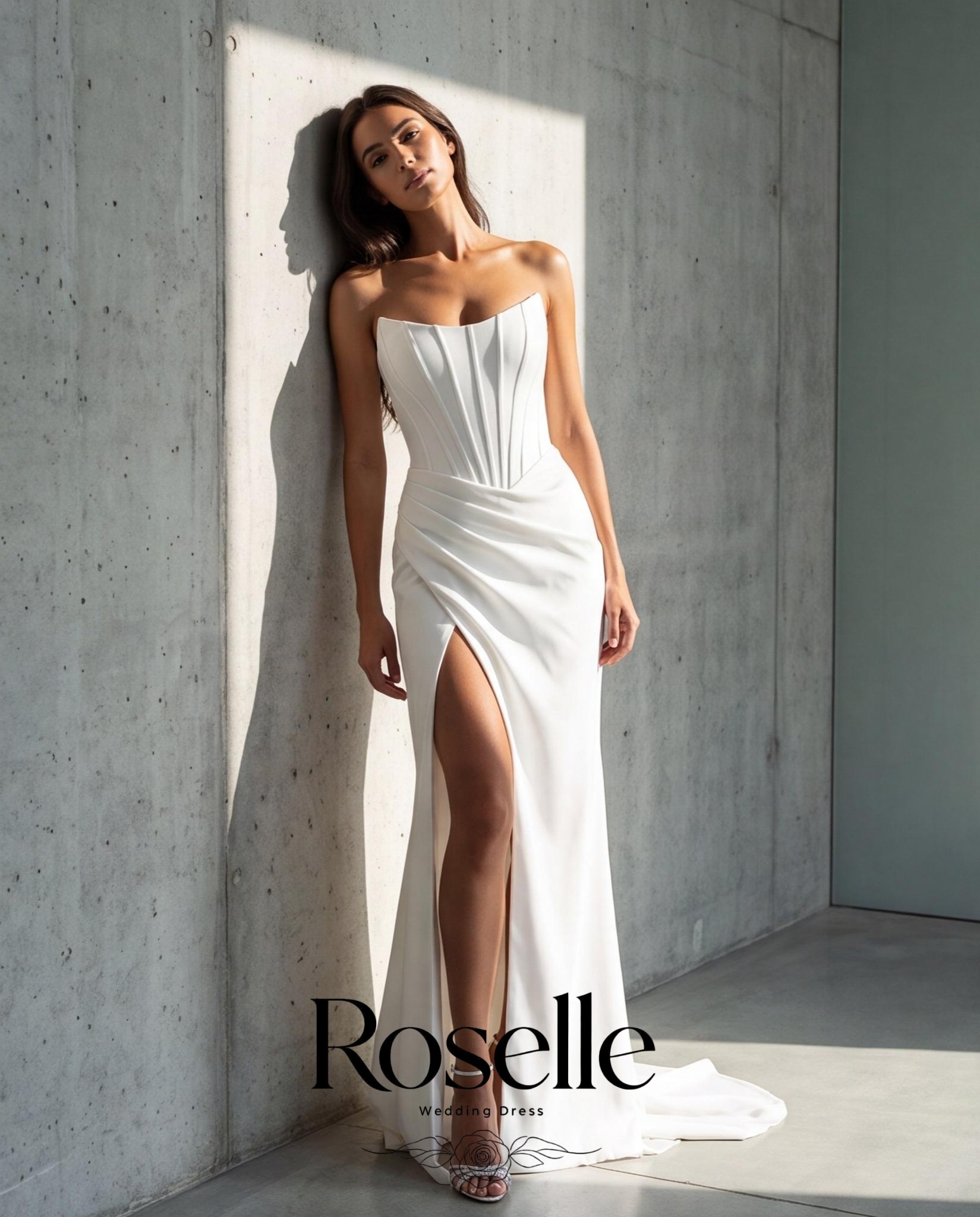 ROSELLE Mermaid Simple Elegant - Wedding Qw ulasan dan harga