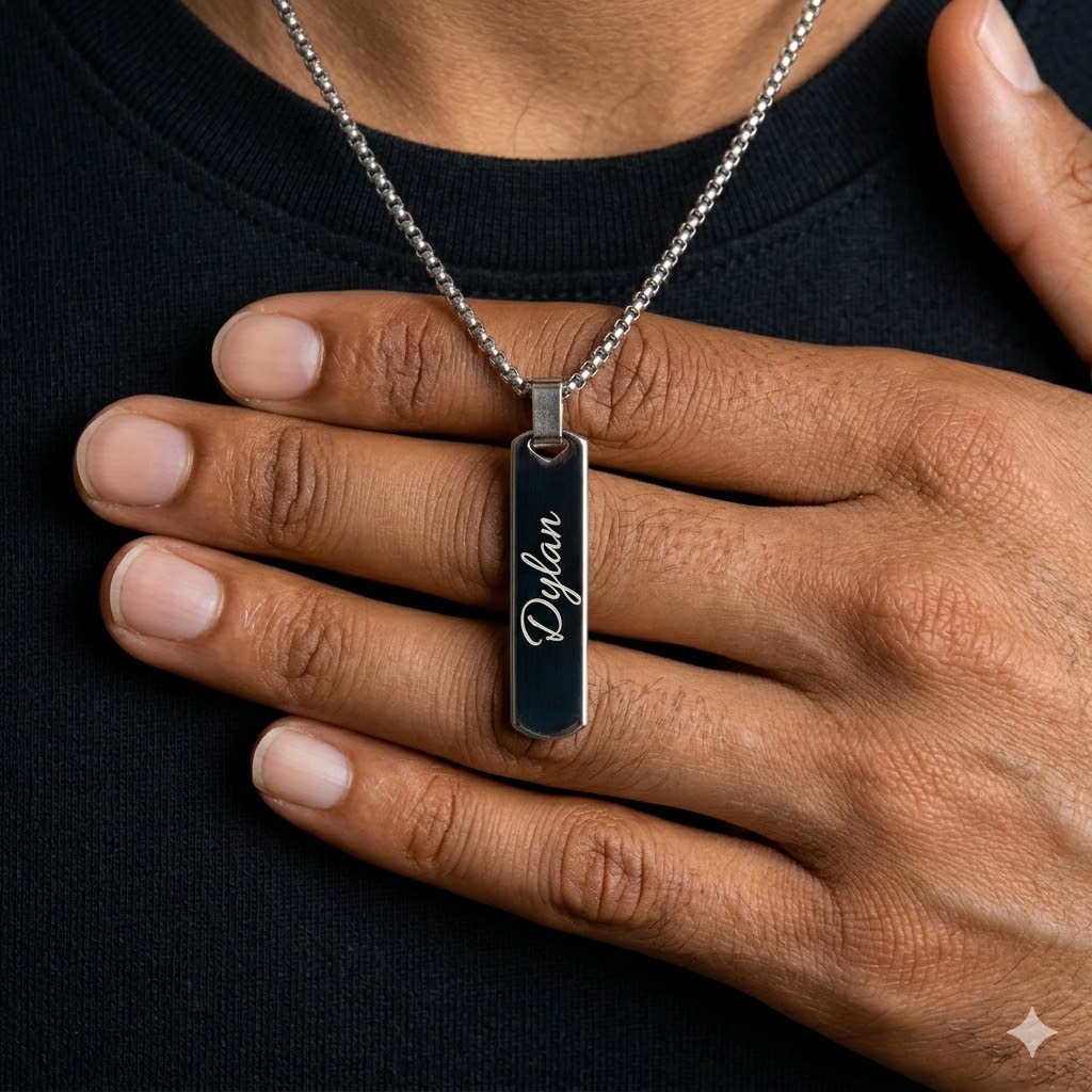 Free Engraving Necklaces for M - Wedding Job ulasan dan harga