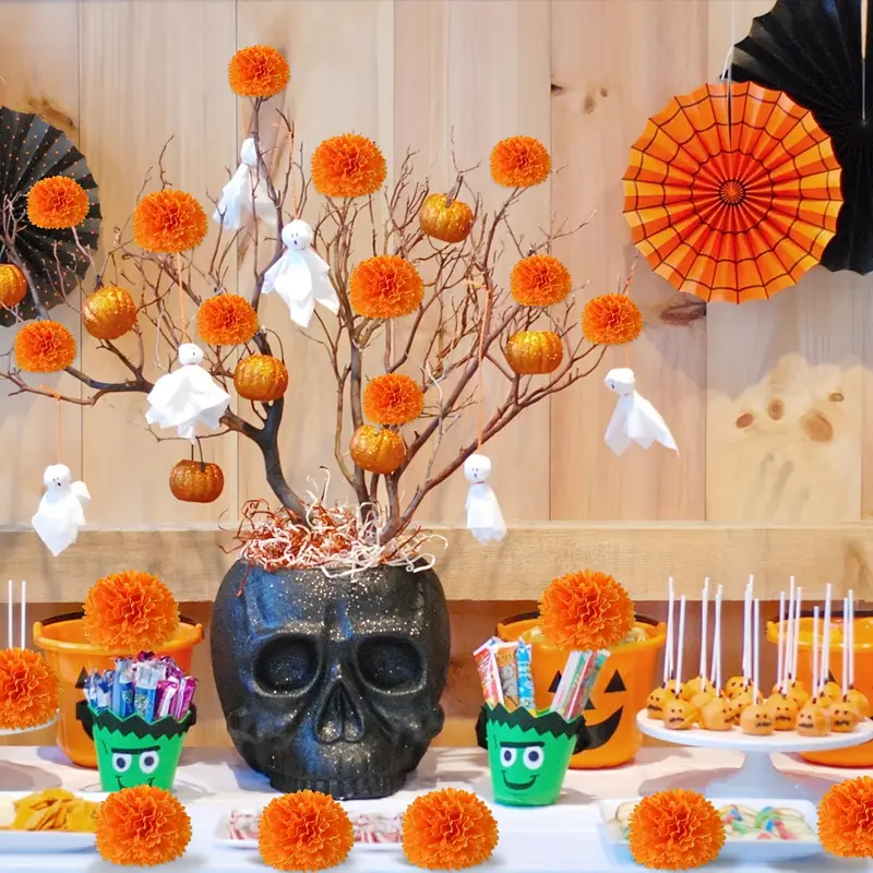 10-30PCS Faux Carnation Marigo - Indian Wedding Decor Supply ulasan dan harga