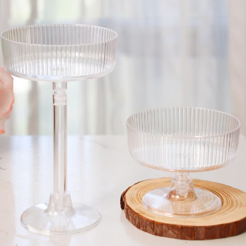 ●10Pcs Plastic Martini Glasses - Champagne Tower Set ulasan dan harga