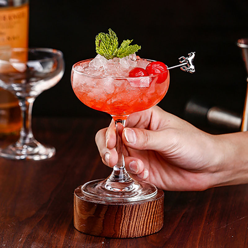Crystal Glass Cocktail Cup, Di - Champagne Tower Set ulasan dan harga