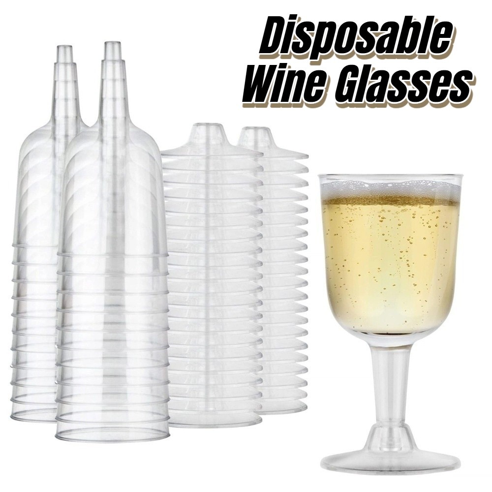 25pcs Transparent Disposable W - Champagne Tower Set ulasan dan harga