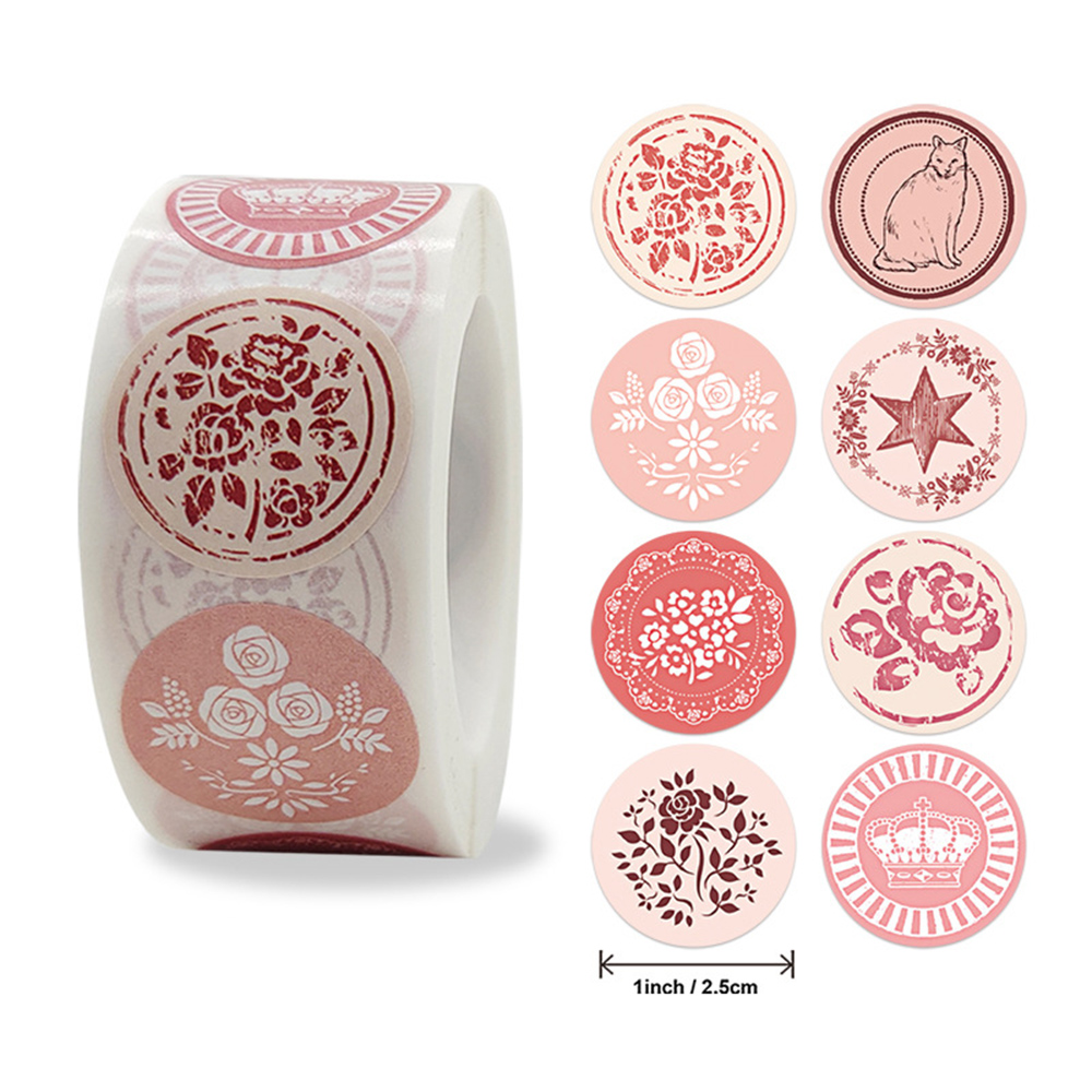 100-500pcs Envelope Seal Label - Wedding Sutra ulasan dan harga