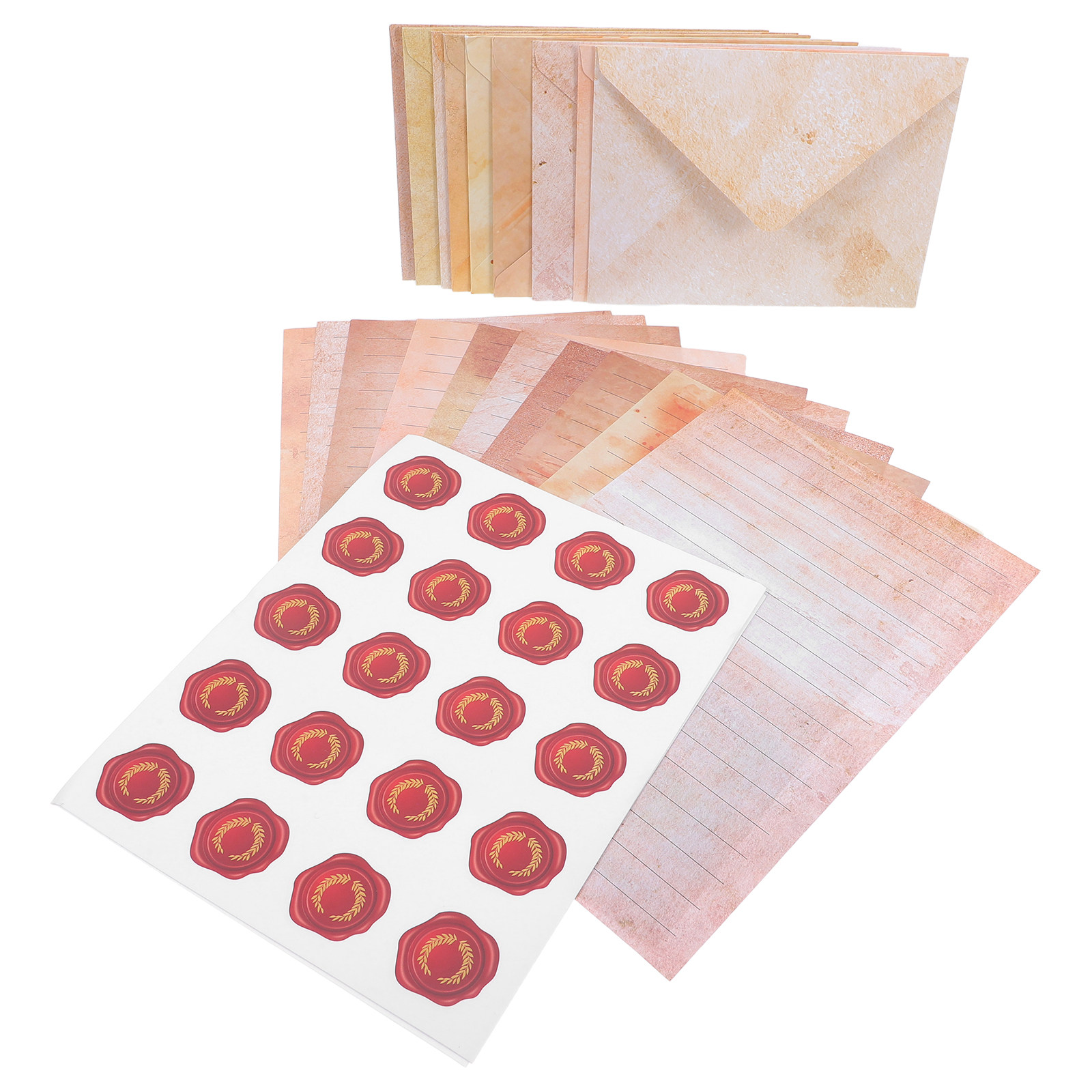 1Set Vintage Letter Stationery - Papercraft Supply Invitation ulasan dan harga