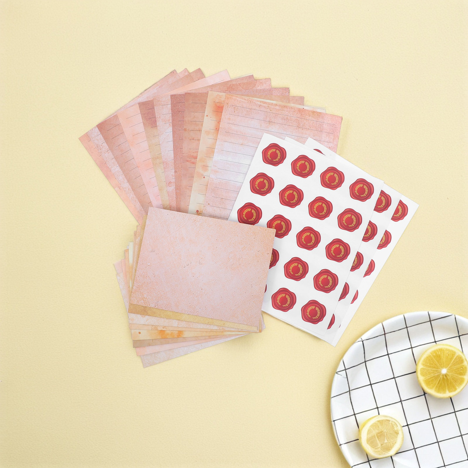 1Set Vintage Letter Stationery - Papercraft Supply Invitation ulasan dan harga