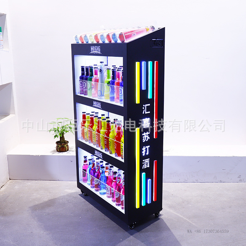 BarKTVIlluminated wine cabinet - Champagne Tower Set ulasan dan harga