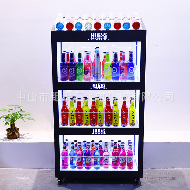 BarKTVIlluminated wine cabinet - Champagne Tower Set ulasan dan harga