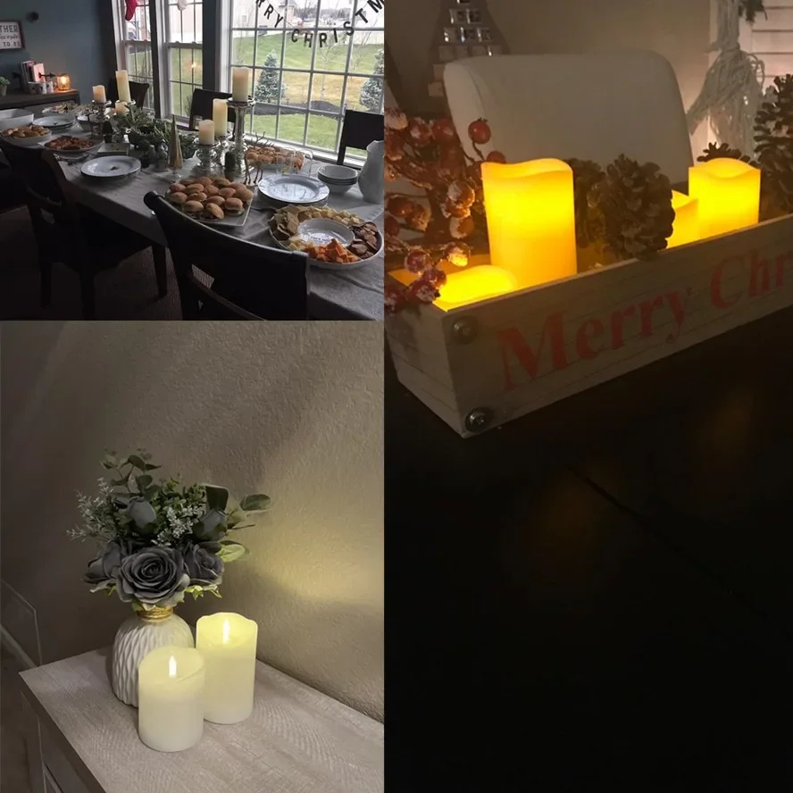 Flameless Flickering LED Candl - Wedding Power Supply ulasan dan harga
